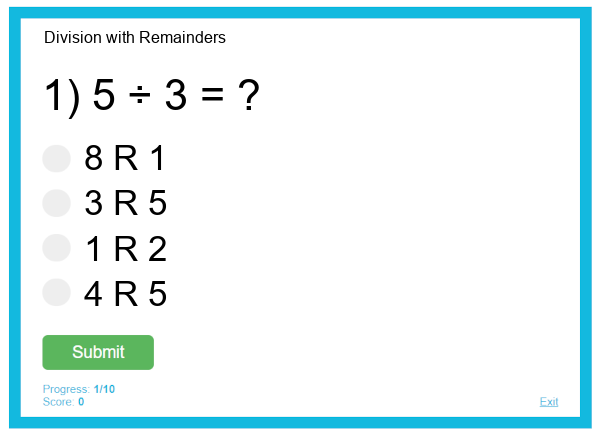 Division with Remainders
