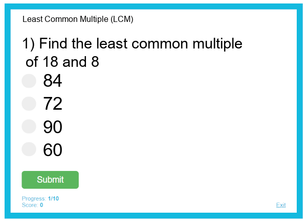 Least Common Multiple (LCM)