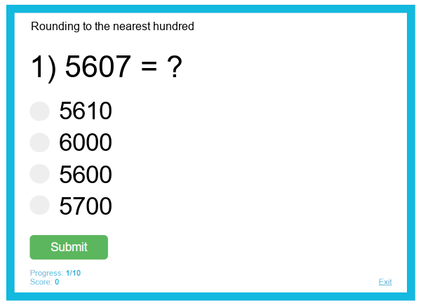 Rounding to the nearest hundred